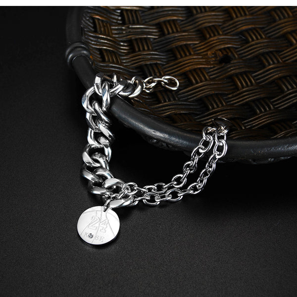 Men's Fashion 24 Kobe Bracelet-Mens Bracelet-SunnyHouse Jewelry