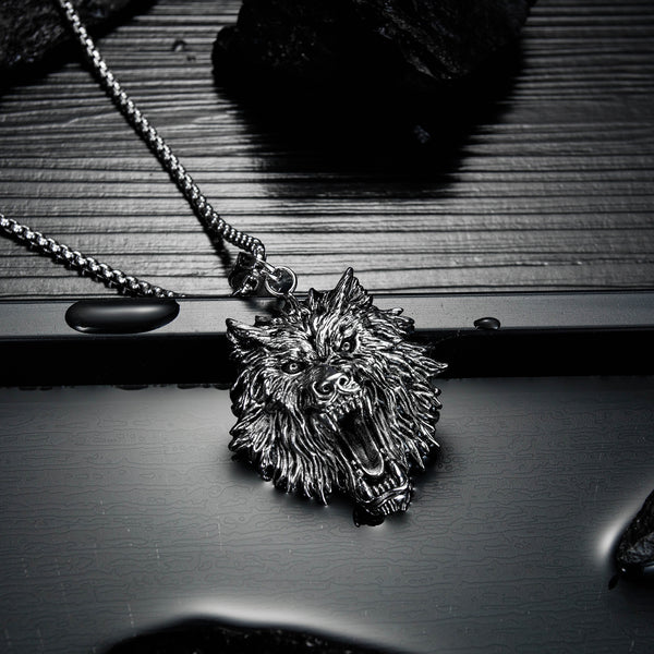 Men's Fashion Tiger Pendant Necklace-Mens Pendant Necklace-SunnyHouse Jewelry