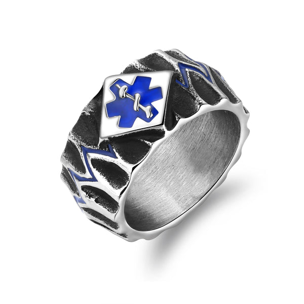 Men's Fashion Medical Sign Ring-Mens Ring-SunnyHouse Jewelry