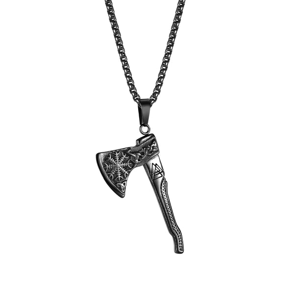 Men's Fashion Hip Hop AX Pendant Necklace-Mens Pendant Necklace-SunnyHouse Jewelry