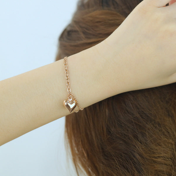 Women's Fashion Beautiful Heart Bracelet-Womens Bracelet-SunnyHouse Jewelry