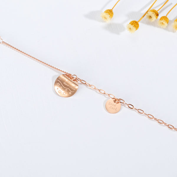 Women's Fashion You Make My Heart Smile Pendant Necklace-Womens Pendant Necklace-SunnyHouse Jewelry