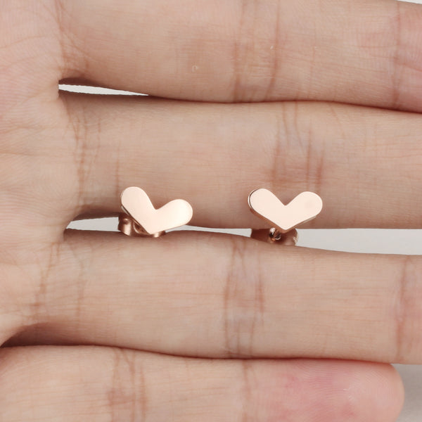 Women's Fashion Cute Heart Earrings-Womens Earrings-SunnyHouse Jewelry