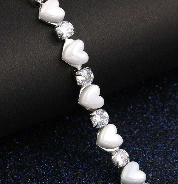 Women's Fashion Blinking Heart Bracelet-Womens Bracelet-SunnyHouse Jewelry