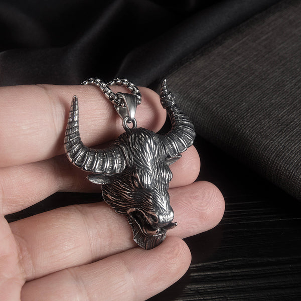 Men's Fashion Goat Hip Hop Pendant Necklace-Mens Pendant Necklace-SunnyHouse Jewelry