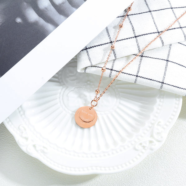 Women's Fashion Love You Forever Pendant Necklace-Womens Pendant Necklace-SunnyHouse Jewelry
