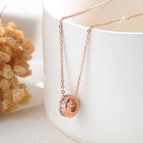 Women's Fashion Blinking Roll Pendant Necklace-Womens Pendant Necklace-SunnyHouse Jewelry