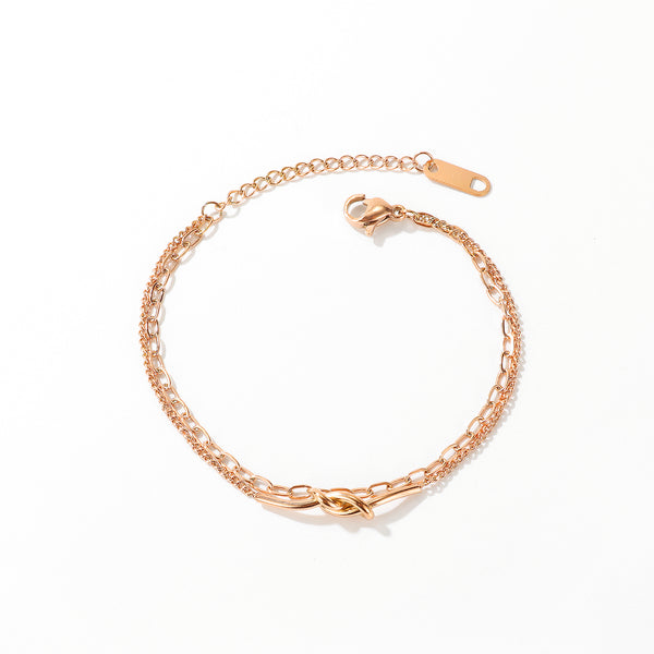 Women's Fashion Love Knot Bracelet-Womens Bracelet-SunnyHouse Jewelry