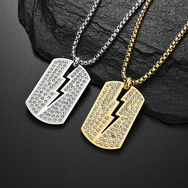 Men's Fashion Blinking Flash Pendant Necklace-Mens Pendant Necklace-SunnyHouse Jewelry