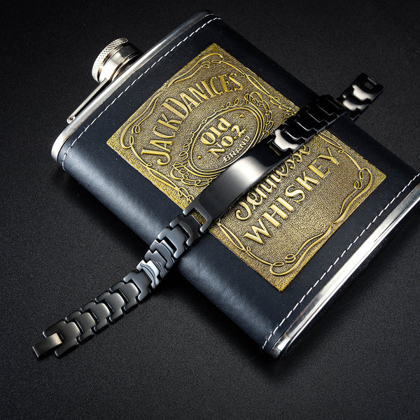 Men's Fashion Black Bracelet-Mens Bracelet-SunnyHouse Jewelry
