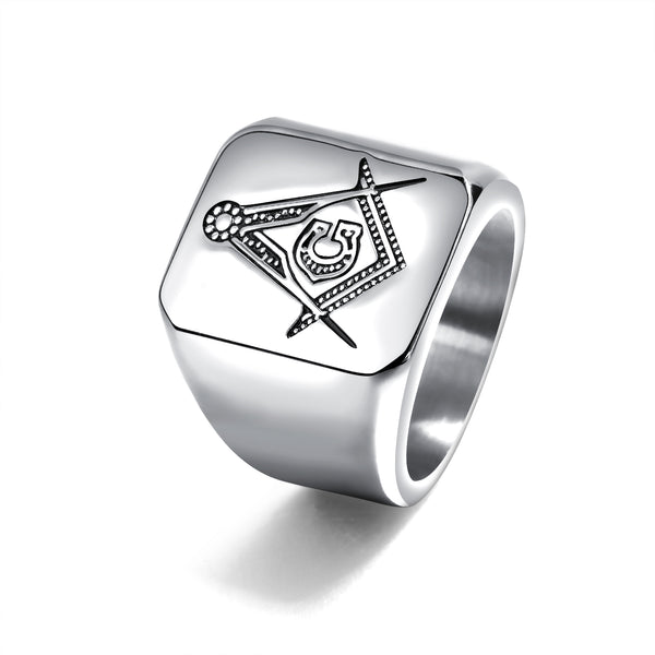 Men's Fashion Freemason Ring-Mens Ring-SunnyHouse Jewelry