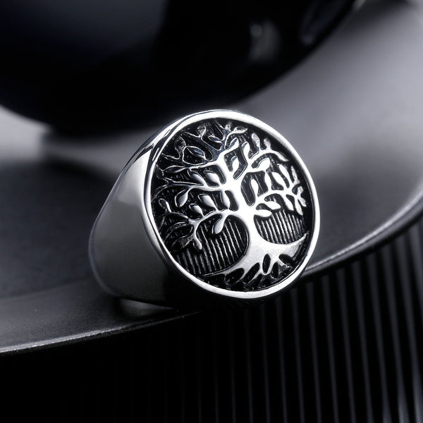 Men's Fashion Life Tree Ring-Mens Ring-SunnyHouse Jewelry