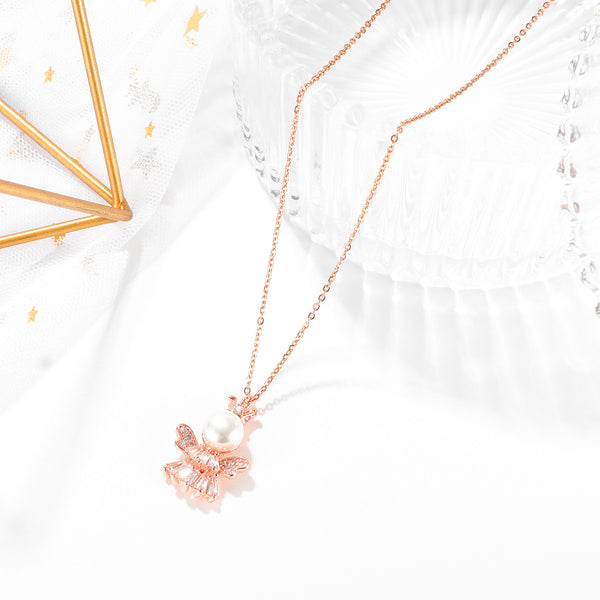 Women's Fashion Pearl Queen Pendant Necklace-Womens Pendant Necklace-SunnyHouse Jewelry