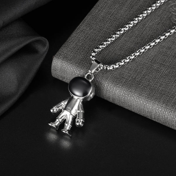 Men's Fashion Hip Hop Astronaut Pendant Necklace-Mens Pendant Necklace-SunnyHouse Jewelry