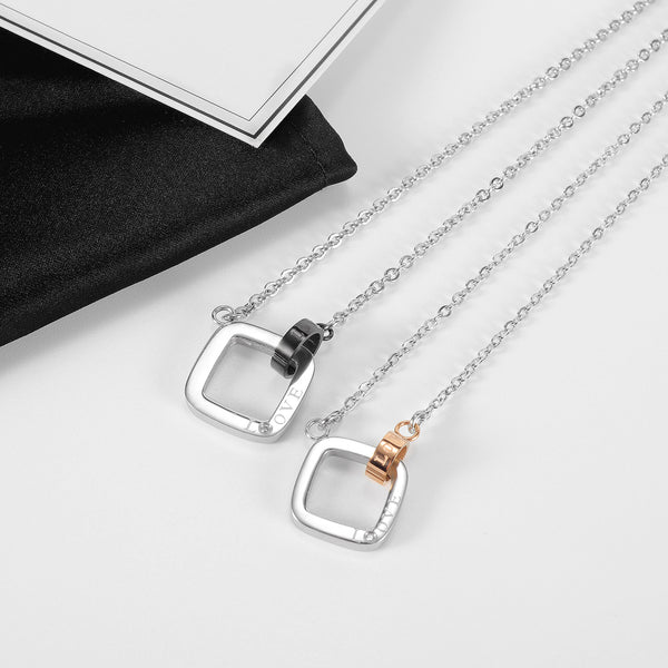 His & Hers Matching Set Strong Love Couple Necklace Couple Jewelry Set-Couple Necklace-SunnyHouse Jewelry