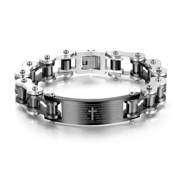 Men's Fashion Harley Bike Cross Bracelet-Mens Bracelet-SunnyHouse Jewelry