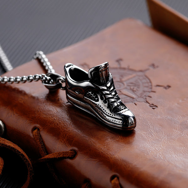 Men's Fashion Sport Shoe Pendant Necklace-Mens Pendant Necklace-SunnyHouse Jewelry