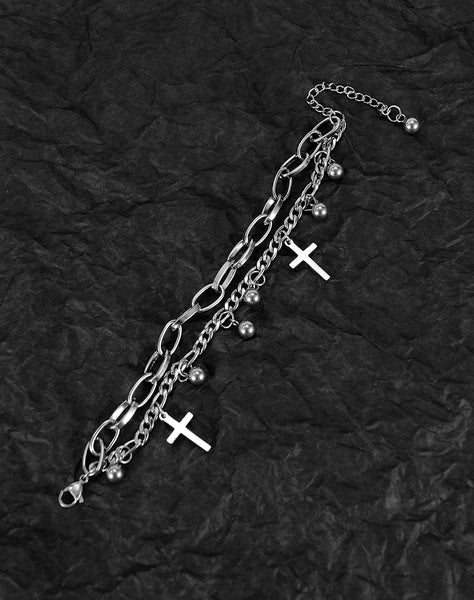 Women's Fashion Cross Bracelet-Womens Bracelet-SunnyHouse Jewelry