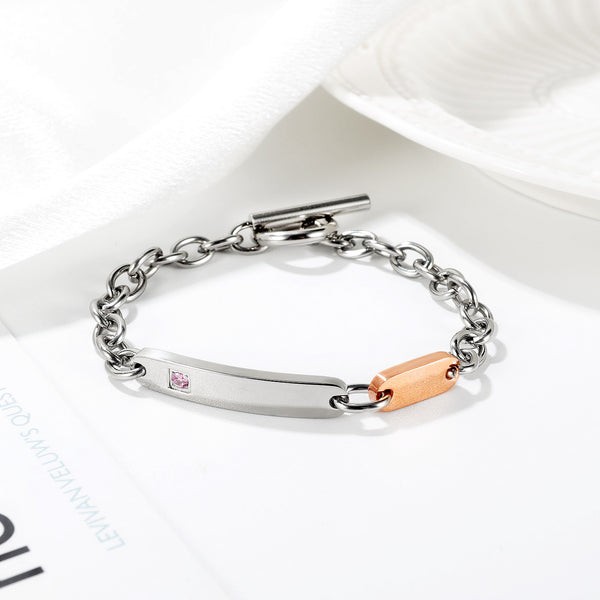 His & Hers Matching Set Customized Couple Bracelets-Couple Bracelets-SunnyHouse Jewelry
