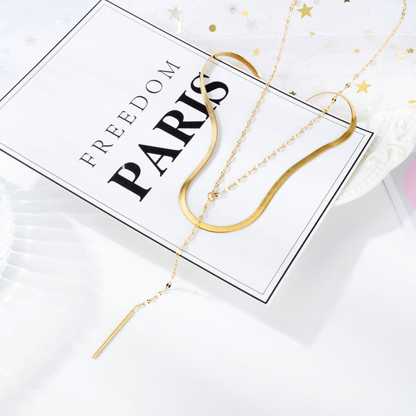 Women's Fashion Simple Pendant Necklace-Womens Pendant Necklace-SunnyHouse Jewelry