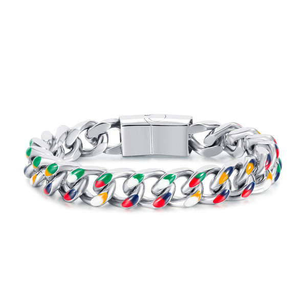 Men's Fashion Cuba Hip Hop Bracelet-Mens Bracelet-SunnyHouse Jewelry