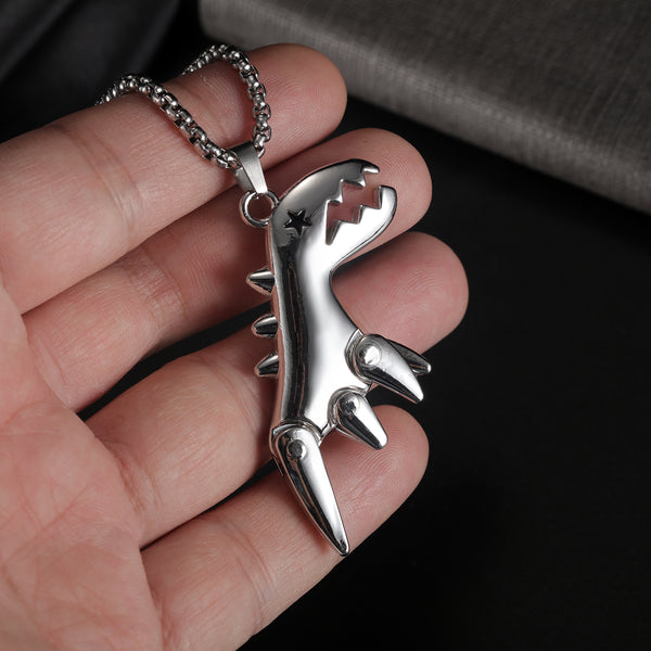 Men's Fashion Hip Hop Dinosaur Pendant Necklace-Mens Pendant Necklace-SunnyHouse Jewelry