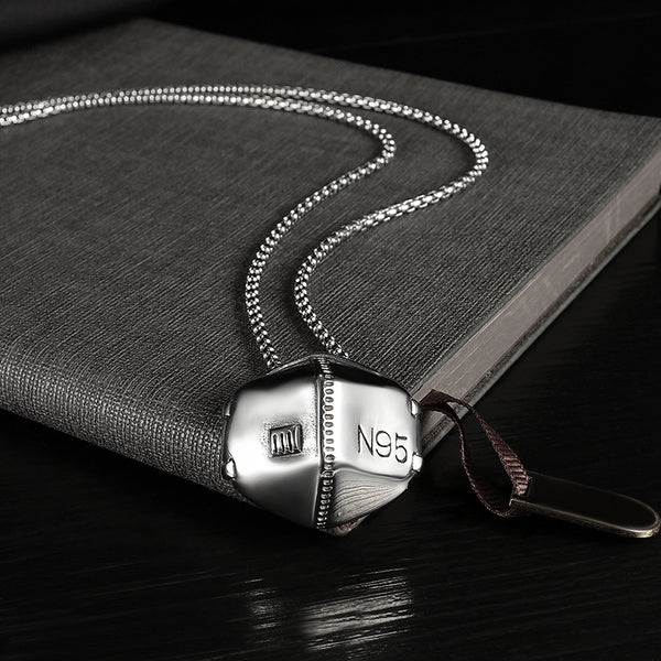 Men's Fashion Mask N95 Pendant Necklace-Mens Pendant Necklace-SunnyHouse Jewelry