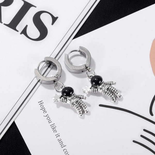 Women's Fashion Astronaut Earrings-Womens Earrings-SunnyHouse Jewelry