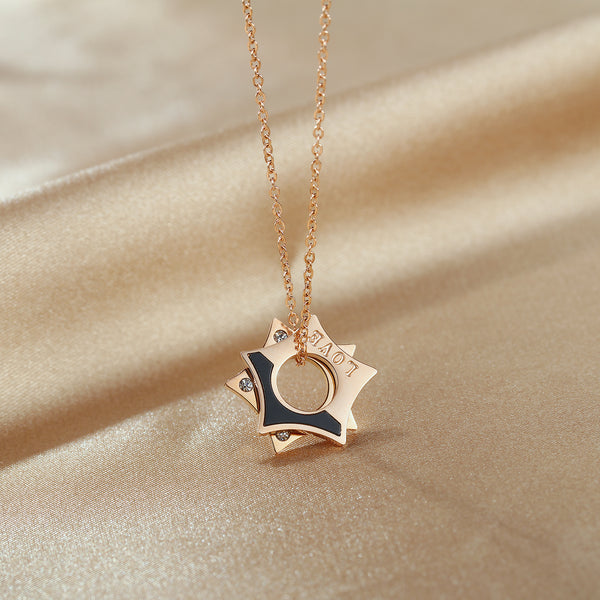 Women's Fashion Star Pendant Necklace-Womens Pendant Necklace-SunnyHouse Jewelry