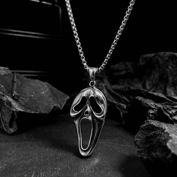 Men's Fashion Picasso Face Pendant Necklace-Mens Pendant Necklace-SunnyHouse Jewelry