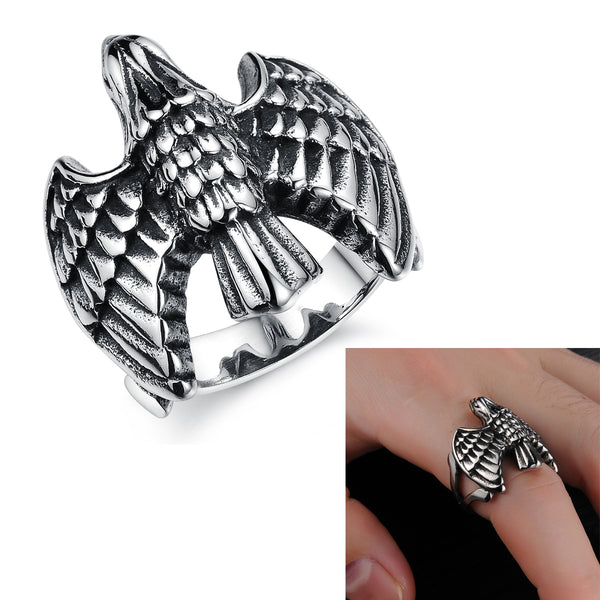 Men's Fashion Eagle Ring-Mens Ring-SunnyHouse Jewelry