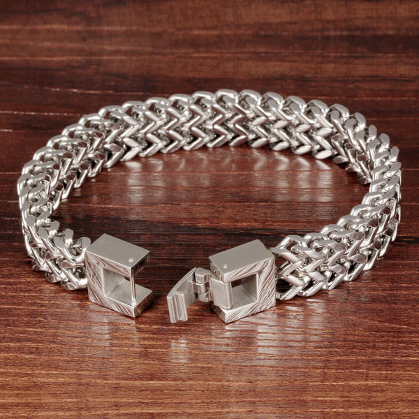 Men's Fashion Link Bracelet-Mens Bracelet-SunnyHouse Jewelry
