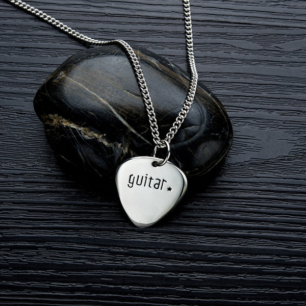 Men's Fashion Guitar Pendant Necklace-Mens Pendant Necklace-SunnyHouse Jewelry