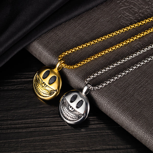 Men's Fashion Laugh Hip Hop Pendant Necklace-Mens Pendant Necklace-SunnyHouse Jewelry