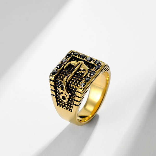 Men's Fashion Lucky Anchor Ring-Mens Ring-SunnyHouse Jewelry