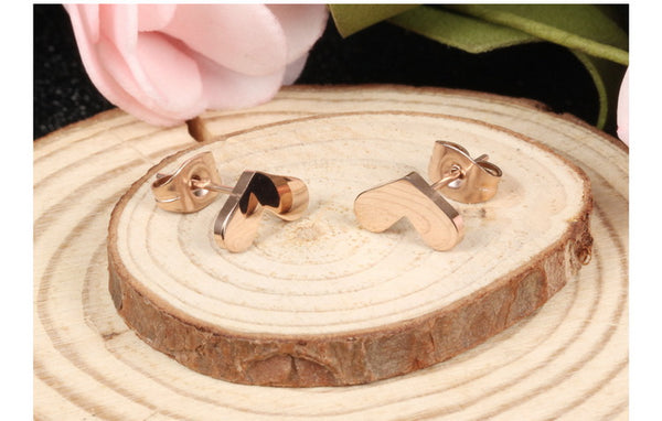 Women's Fashion Cute Heart Earrings-Womens Earrings-SunnyHouse Jewelry