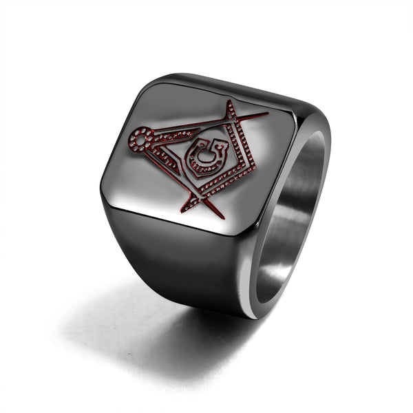 Men's Fashion Freemason Ring-Mens Ring-SunnyHouse Jewelry
