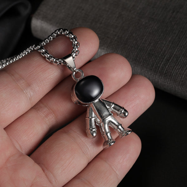 Men's Fashion Hip Hop Astronaut Pendant Necklace-Mens Pendant Necklace-SunnyHouse Jewelry