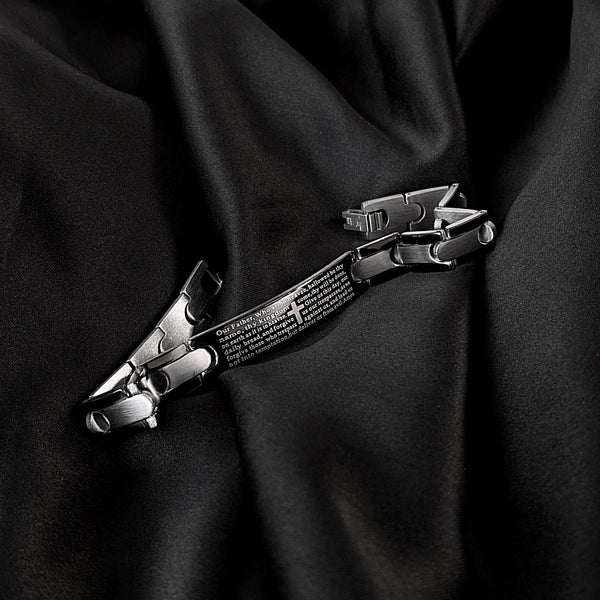 Men's Fashion Bible Cross Bracelet-Mens Bracelet-SunnyHouse Jewelry