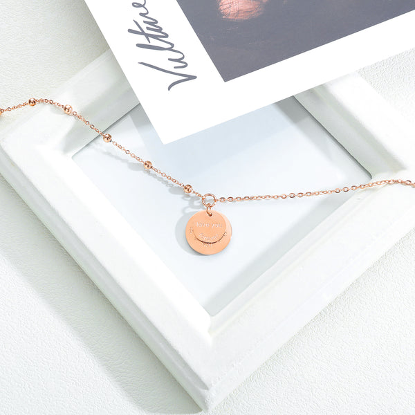 Women's Fashion Love You Forever Pendant Necklace-Womens Pendant Necklace-SunnyHouse Jewelry