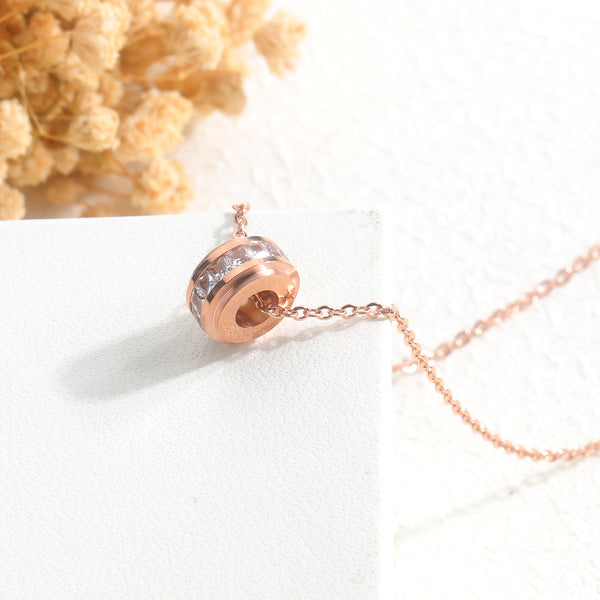 Women's Fashion Blinking Roll Pendant Necklace-Womens Pendant Necklace-SunnyHouse Jewelry