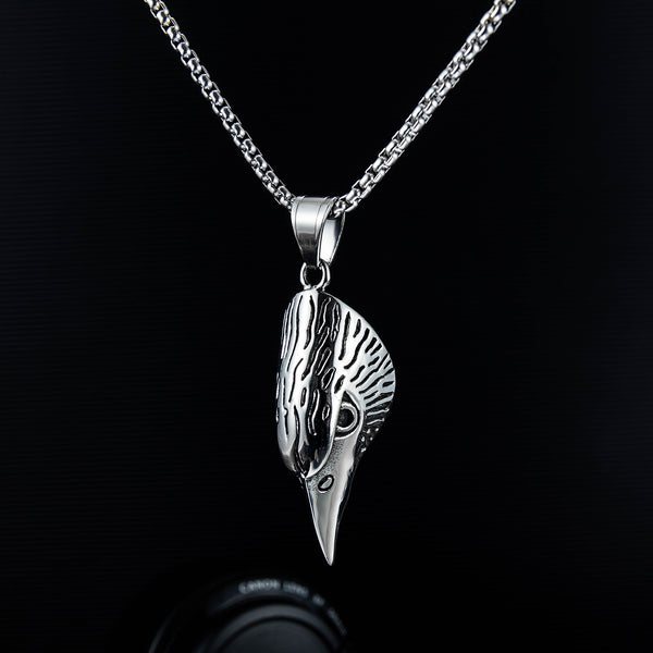 Men's Fashion Eagle Head Pendant Necklace-Mens Pendant Necklace-SunnyHouse Jewelry