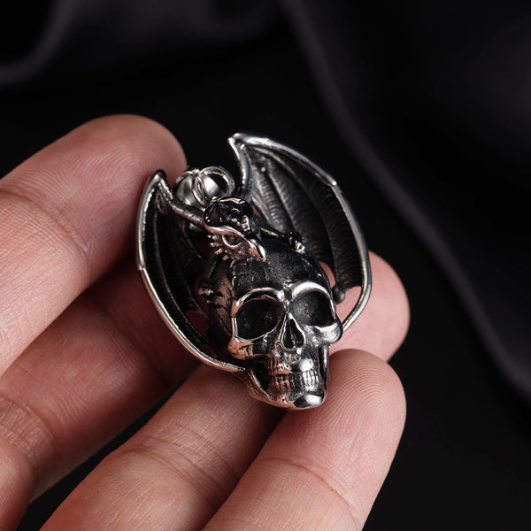 Men's Fashion Skull Spider Pendant Necklace-Mens Pendant Necklace-SunnyHouse Jewelry
