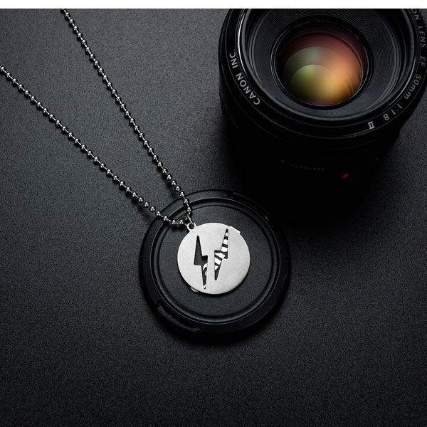 Men's Fashion Flash Pendant Necklace-Mens Pendant Necklace-SunnyHouse Jewelry