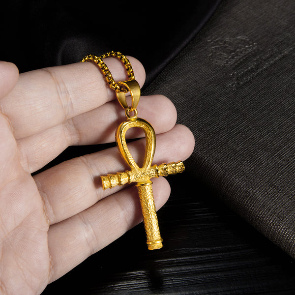 Men's Fashion Hip Hop Cross Pendant Necklace-Mens Pendant Necklace-SunnyHouse Jewelry