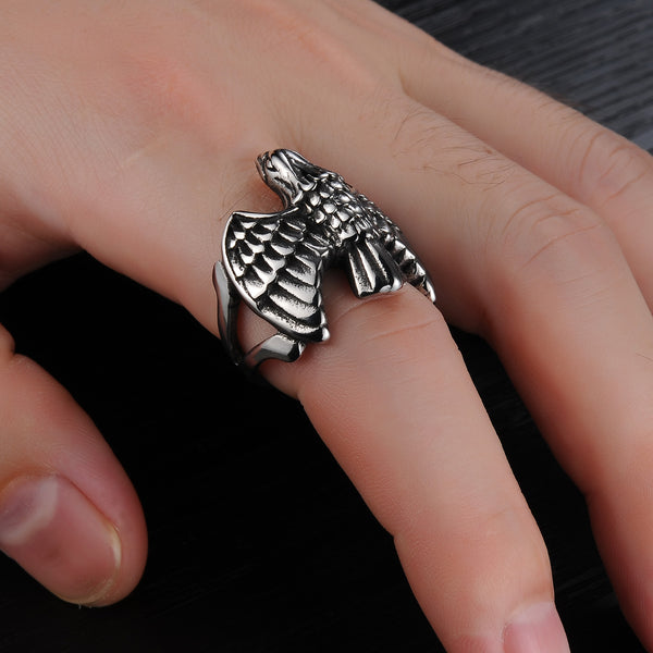 Men's Fashion Eagle Ring-Mens Ring-SunnyHouse Jewelry