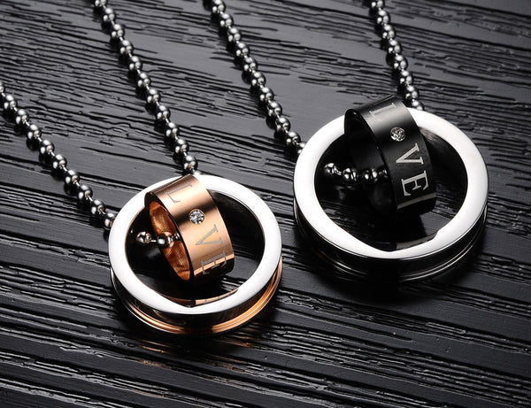 His & Hers Matching Set Dreams Come True Couple Necklace Couple Jewelry Set-Couple Necklace-SunnyHouse Jewelry