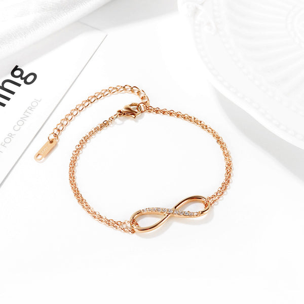 Women's Fashion Blinking Infinity Bracelet-Womens Bracelet-SunnyHouse Jewelry