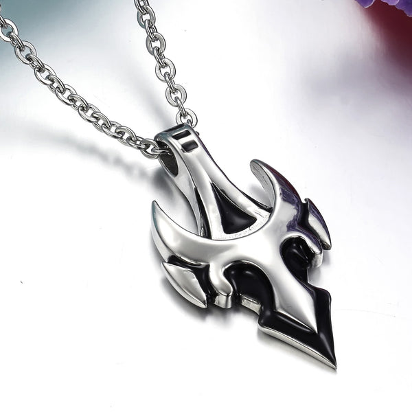 Men's Fashion Bull Horn Pendant Necklace-Mens Pendant Necklace-SunnyHouse Jewelry