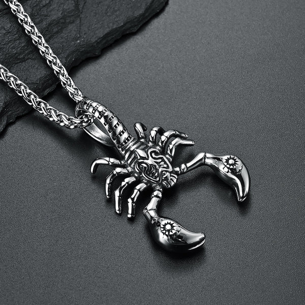 Men's Fashion Scorpion Pendant Necklace-Mens Pendant Necklace-SunnyHouse Jewelry